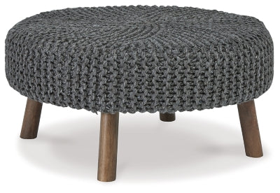 Jassmyn Oversized Accent Ottoman | Charcoal | Ancho: 800.1 - Alto: 377.95 - Prof : 800.1