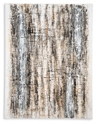 Grateville Wall Art | Gray/Brown | Ancho: 91.4cm - Alto: 121.9cm - Prof: 3.5cm