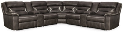 Kincord 3-Piece Power Reclining Sectional | Midnight | Ancho: 304.8cm - Alto: 104.1cm - Prof: 304.8cm