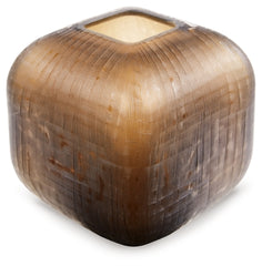Capard Vase | Brown | Ancho: 18.4cm - Alto: 19.7cm - Prof: 18.4cm