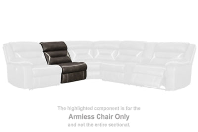 Kincord Armless Chair | Midnight | Ancho: 79.4cm - Alto: 101.6cm - Prof: 96.5cm