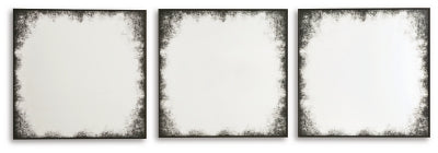 Kali Accent Mirror (Set of 3) | Black | Ancho: 457.2 - Alto: 457.2 - Prof : 19.81