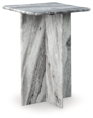 Keithwell Accent Table | Gray | Ancho: 34.3cm - Alto: 51.4cm - Prof: 34.3cm