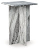 Keithwell Accent Table | Gray | Ancho: 34.3cm - Alto: 51.4cm - Prof: 34.3cm