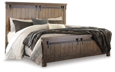 Lakeleigh Queen Panel Bed | Brown | Ancho: 1727.2 - Alto: 1549.4 - Prof : 2235.2
