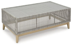 Seton Creek Outdoor Coffee Table | Gray | Ancho: 126.7cm - Alto: 45.7cm - Prof: 71.1cm