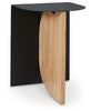 Ladgate Accent Table | Black/Natural | Ancho: 41.3cm - Alto: 55.6cm - Prof: 40.6cm