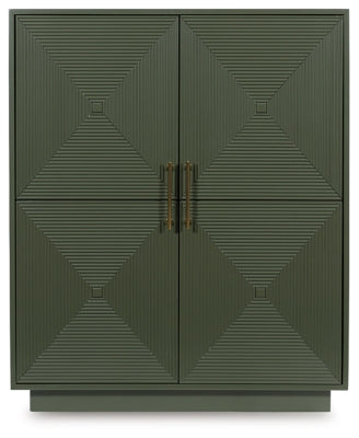 Geirwood Accent Cabinet | Dark Green | Ancho: 101.6cm - Alto: 121.9cm - Prof: 40.6cm