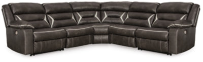 Kincord 5-Piece Power Reclining Sectional | Midnight | Ancho: 276.9cm - Alto: 104.1cm - Prof: 317.5cm