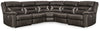 Kincord 5-Piece Power Reclining Sectional | Midnight | Ancho: 276.9cm - Alto: 104.1cm - Prof: 317.5cm