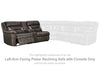 Kincord Left-Arm Facing Power Reclining Sofa with Console | Midnight | Ancho: 210.8cm - Alto: 102.9cm - Prof: 102.9cm