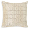 Kydner Pillow (Set of 4) | Beige/Brown | Ancho: 55.9cm - Alto: 55.9cm - Prof: 12.7cm