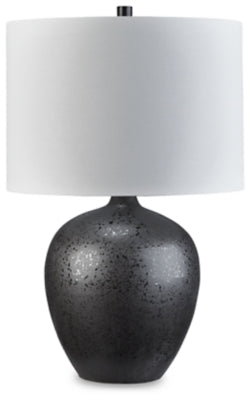Ladstow Table Lamp | Black | Ancho: 37.8cm - Alto: 57.2cm - Prof: 37.8cm