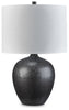 Ladstow Table Lamp | Black | Ancho: 37.8cm - Alto: 57.2cm - Prof: 37.8cm