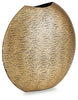 Iansboro Vase | Antique Gold Finish | Ancho: 32.1cm - Alto: 29.2cm - Prof: 12.1cm