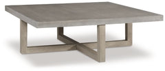 Lockthorne Coffee Table | Gray | Ancho: 132.7cm - Alto: 44.4cm - Prof: 132.7cm