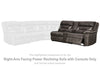 Kincord Right-Arm Facing Power Reclining Sofa with Console | Midnight | Ancho: 210.8cm - Alto: 102.9cm - Prof: 102.9cm