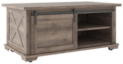 Arlenbry Coffee Table | Gray | Ancho: 1066.8 - Alto: 460.5 - Prof : 600.2