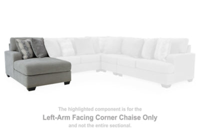 Keener Left-Arm Facing Corner Chaise | Ash | Ancho: 99.1cm - Alto: 99.1cm - Prof: 170.2cm