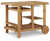 Kailani Serving Cart | Light Brown | Ancho: 981.2 - Alto: 768.35 - Prof : 593.85