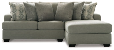 Keener 2-Piece Sectional with Chaise | Ash | Ancho: 2489.2 - Alto: 990.6 - Prof : 1701.8