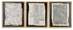 Wonderstow Wall Art (Set of 3) | Black/Beige | Ancho: 50.2cm - Alto: 60.3cm - Prof: 3.5cm
