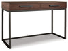 Horatio Home Office Desk | Warm Brown/Gunmetal | Ancho: 1203.45 - Alto: 762.0 - Prof : 508.0