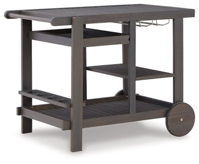 Kailani Serving Cart | Gray | Ancho: 984.25 - Alto: 762.0 - Prof : 596.9