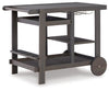 Kailani Serving Cart | Gray | Ancho: 984.25 - Alto: 762.0 - Prof : 596.9