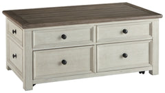 Bolanburg Coffee Table with Lift Top | Two-tone | Ancho: 116.8cm - Alto: 49.2cm - Prof: 66.0cm