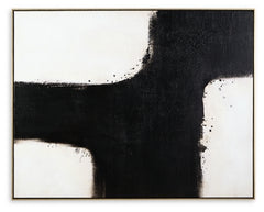 Reighlea Wall Art | Black/White | Ancho: 127.0cm - Alto: 100.0cm - Prof: 4.4cm