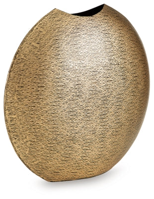 Iansboro Vase | Antique Gold Finish | Ancho: 41.3cm - Alto: 38.4cm - Prof: 13.3cm