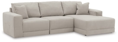 Next-Gen Gaucho 3-Piece Sectional Sofa with Chaise | Gray | Ancho: 320.0cm - Alto: 91.4cm - Prof: 172.7cm