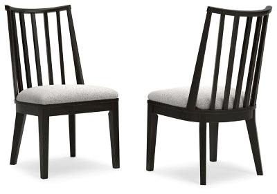 Galliden Dining Chair | Black | Ancho: 52.1cm - Alto: 94.0cm - Prof: 59.1cm