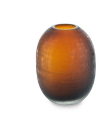 Embersen Vase (Set of 2) | Amber | Ancho: 19.0cm - Alto: 27.9cm - Prof: 19.0cm