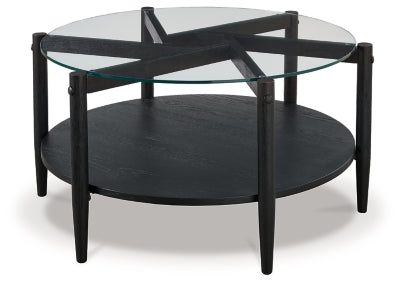 Westmoro Coffee Table | Black | Ancho: 914.4 - Alto: 444.5 - Prof : 914.4