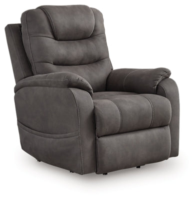 Snowfield Power Lift Recliner | Gunmetal | Ancho: 86.4cm - Alto: 111.8cm - Prof: 101.6cm