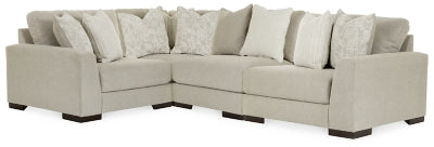 Lyndeboro 4-Piece Sectional | Wicker | Ancho: 335.3cm - Alto: 99.1cm - Prof: 236.2cm