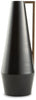 Pouderbell Vase | Black/Gold Finish | Ancho: 15.2cm - Alto: 40.6cm - Prof: 15.2cm