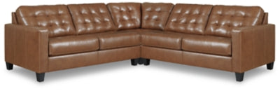 Baskove 3-Piece Sectional | Auburn | Ancho: 271.8cm - Alto: 91.4cm - Prof: 271.8cm