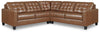 Baskove 3-Piece Sectional | Auburn | Ancho: 271.8cm - Alto: 91.4cm - Prof: 271.8cm