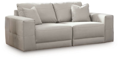Next-Gen Gaucho 2-Piece Sectional Loveseat | Gray | Ancho: 213.4cm - Alto: 91.4cm - Prof: 106.7cm