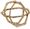 Laddington Sculpture (Set of 2) | Antique Brass Finish | Ancho: 21.9cm - Alto: 16.2cm - Prof: 21.3cm