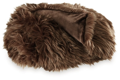 Bellethrone Throw (Set of 3) | Brown | Ancho: 127.0cm - Alto: 2.5cm - Prof: 152.4cm