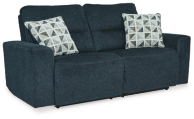 Paulestein Power Reclining Sofa | Denim | Ancho: 2057.4 - Alto: 1016.0 - Prof : 1041.4
