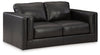 Amiata Loveseat | Onyx | Ancho: 177.8cm - Alto: 88.9cm - Prof: 104.1cm