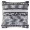 Yarnley Pillow | Gray/White | Ancho: 40.6cm - Alto: 40.6cm - Prof: 0.0cm