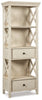 Bolanburg Display Cabinet | Antique White | Ancho: 71.1cm - Alto: 190.5cm - Prof: 40.0cm