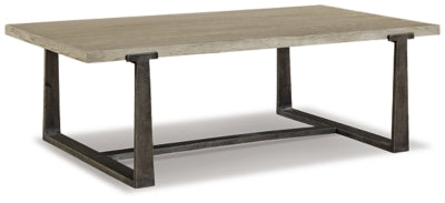 Dalenville Coffee Table | Gray | Ancho: 140.0cm - Alto: 44.1cm - Prof: 82.2cm