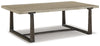 Dalenville Coffee Table | Gray | Ancho: 140.0cm - Alto: 44.1cm - Prof: 82.2cm